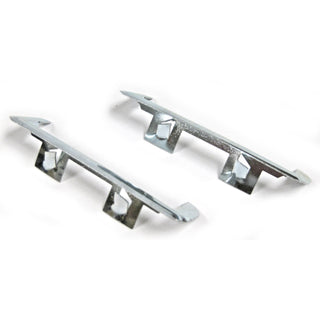 1955-1957 Chevy Wagon Tailgate Hinge Trim Lower Pair - Classic 2 Current Fabrication