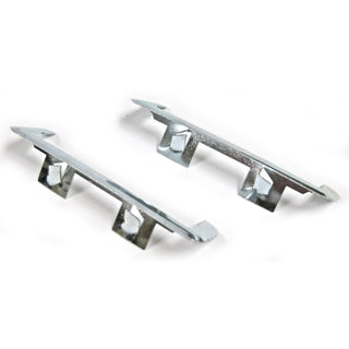 1955-1957 Chevy Wagon Tailgate Hinge Trim Lower Pair.