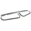 1967-1969 Pontiac Firebird Trunk Weather Strip Gutter Set 3 Piece Coupe.