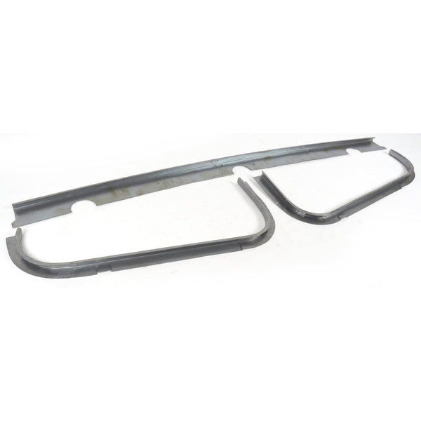 1967-1969 Chevy Camaro Trunk Weather Strip Gutter Set, 3 Piece, Coupe.