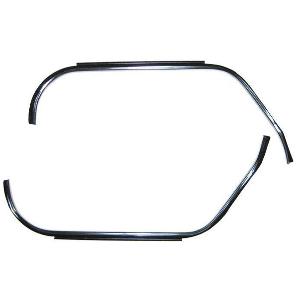 1970-1973 Chevy Camaro Trunk Weather Strip Gutter Set, 3 Piece.