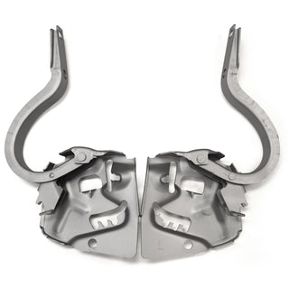 1966-1967 Chevy Nova Trunk Lid Hinges (Pair) Weld Thru Primer.