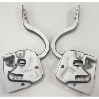 1966-1967 Chevy Nova Trunk Lid Hinges (Pair) Weld Thru Primer.