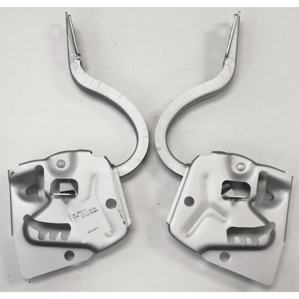 1966-1967 Chevy Nova Trunk Lid Hinges (Pair) Weld Thru Primer.