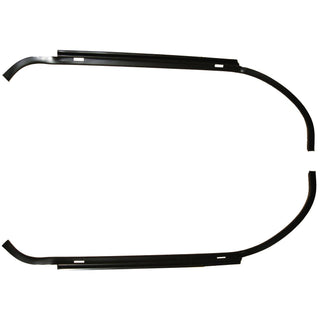 1968-1972 Chevy Chevelle Trunk Weather Strip Gutter Set, 2 Piece.