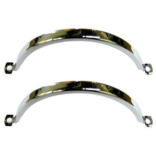 1955 Chevy Tail Light Lens Mounting Strap Pair.