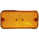 1985-1995 GMC G2500 Front Side Marker Lamp RH=LH, Lens and Housing.