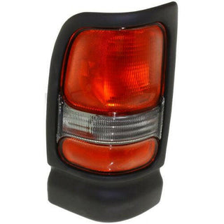 1994-2002 Dodge Full Size Pickup Tail Lamp LH, Lens & Housing-CAPA.