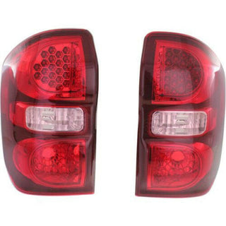 2004-2005 Toyota RAV4 Clear Tail Lamp, Assembly, Led, Set Of 2.