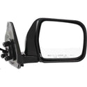 1993-1998 Toyota T100 Mirror RH, Power, Non-heated, Manual Folding, Chrome.