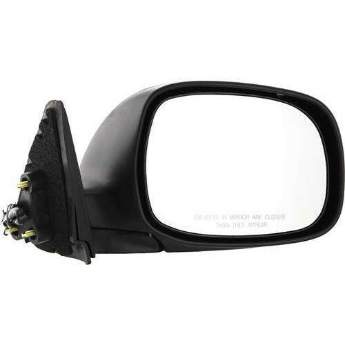 2000-2004 Toyota Tundra Mirror RH, Power, Non-heated, Manual Fold Plated.