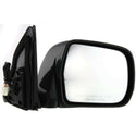 2001-2007 Toyota Highlander Mirror RH, Power, Manual Folding, Black.