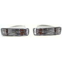 1996-1998 Toyota 4Runner Clear Signal Light, Diamond Design, Set Of 2.