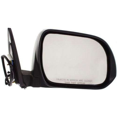 2008-2013 Toyota Highlander Mirror RH, Power, Non-heated, Manual Folding.