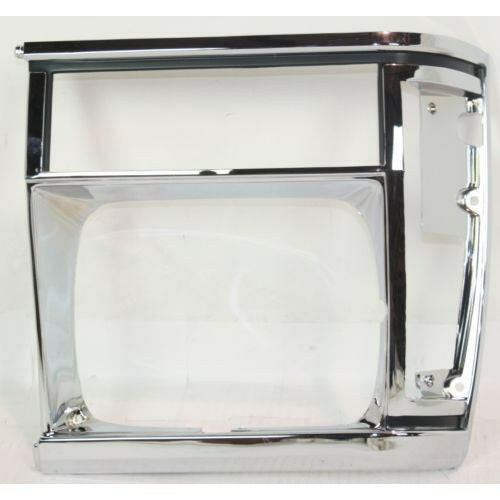 1991-1996 Jeep Cherokee Headlight Door RH, Chrome.