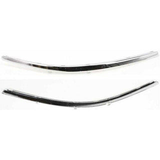 2001-2005 Volkswagen Passat Front Bumper Molding RH, Upper, Chrome.