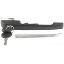 1985-1992 Volkswagen Jetta Front Door Handle RH, Textured, w/Chrome Trim.