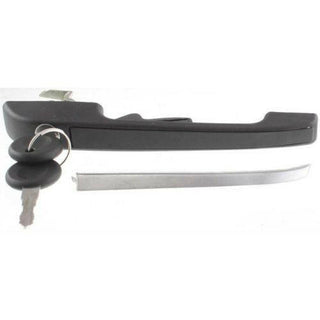 1985-1992 Volkswagen Jetta Front Door Handle RH, Textured, w/Chrome Trim.