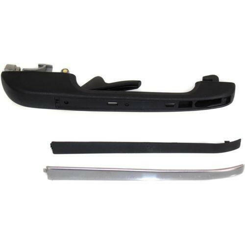1985-1992 Volkswagen Jetta Rear Door Handle RH, Textured, w/Chrome Trim.