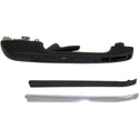 1985-1992 Volkswagen Jetta Rear Door Handle RH, Textured, w/Chrome Trim.