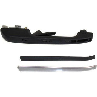 1985-1992 Volkswagen Jetta Rear Door Handle RH, Textured, w/Chrome Trim.
