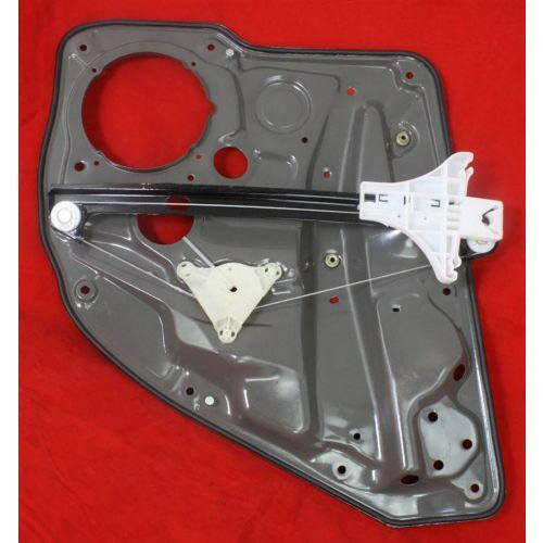 1999-2005 Volkswagen Jetta Rear Window Regulator LH, Power, w/o Motor, W/Panel.