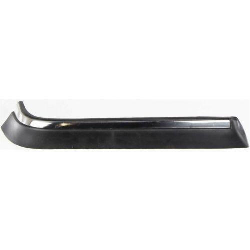 1990-1993 Volvo 240 Rear Bumper Molding RH, Outer, Chrome/Black, Sedan.