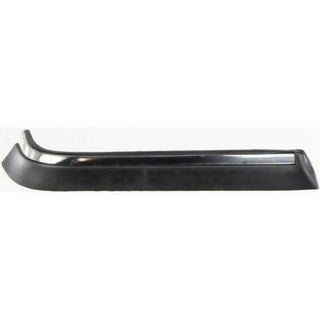 1990-1993 Volvo 240 Rear Bumper Molding RH, Outer, Chrome/Black, Sedan.
