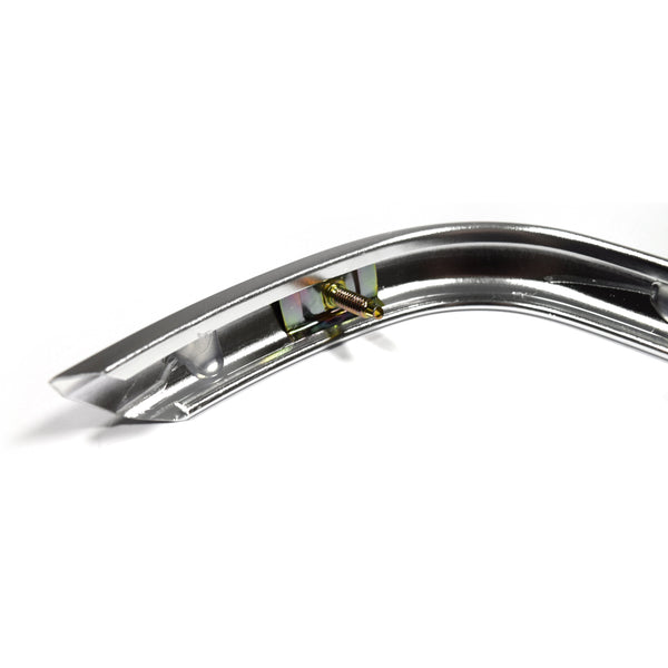 1966 Chevy Chevelle Front Valance Panel End Moulding Pair.