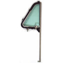 1951-1954 Chevy C10 Pickup VENT WINDOW Assembly CHROME W/TINTED RH.