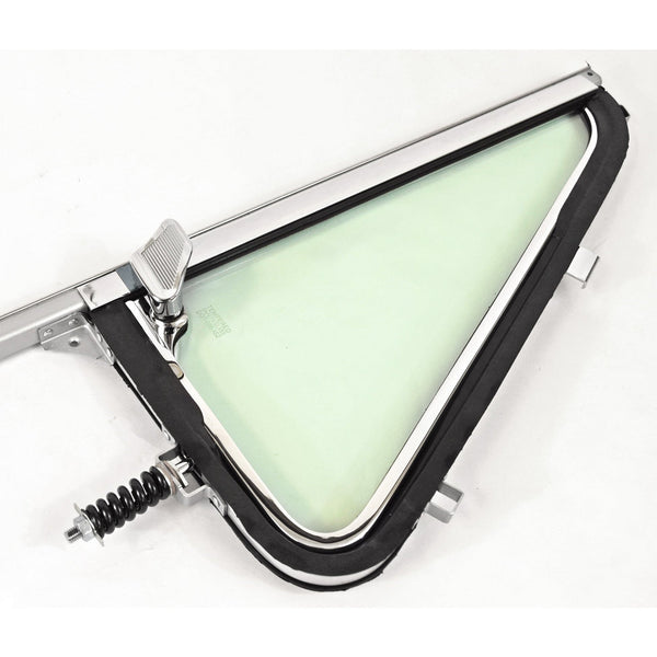 1964-1966 Chevy C10 Pickup Vent Window Assembly Chrome w/Tinted LH.