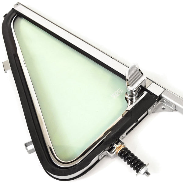 1964-1966 Chevy C10 Pickup Vent Window Assembly Chrome w/Tinted RH.