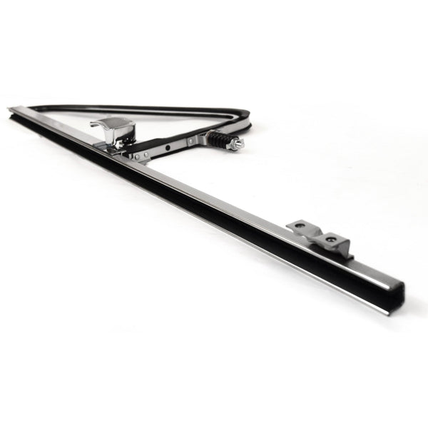 1964-1966 Chevy C10 Pickup Vent Window Assembly Chrome w/Clear LH.