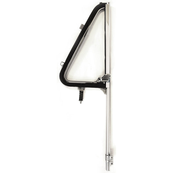 1964-1966 Chevy C10 Pickup Vent Window Assembly Chrome w/Clear RH.