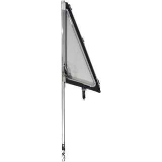 1968-1972 Chevy C10 Pickup Vent Window Assembly Chrome w/Clear w/3 Bracket hole LH.