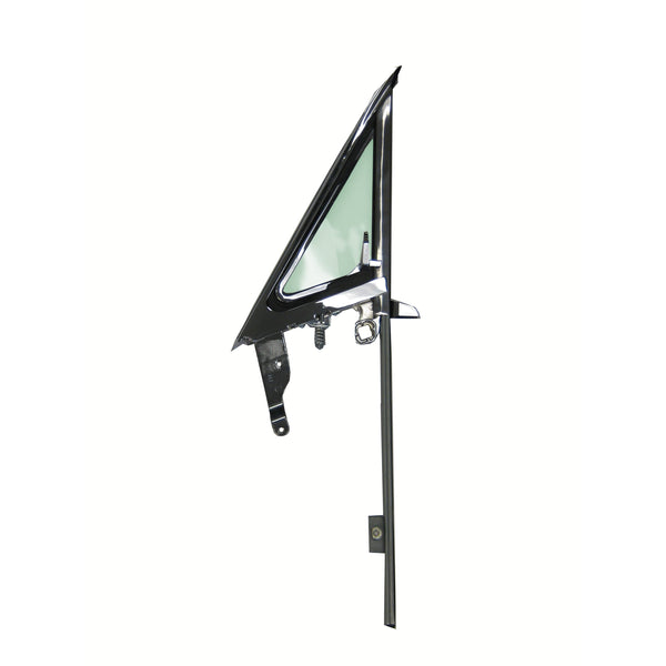 1967 Ford Mustang Vent Window Assembly, RH Tinted Glass.