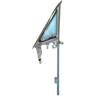 1968 Ford Mustang Vent Window Assembly, RH Tinted Glass.