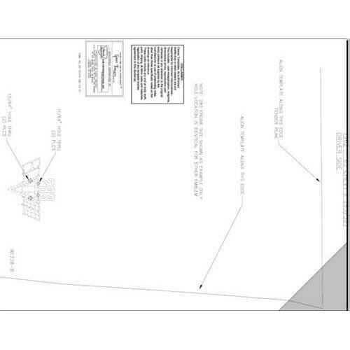 1962 - 1965 Chevy Chevy II 283 Flag Fender Emblem Template Kit.