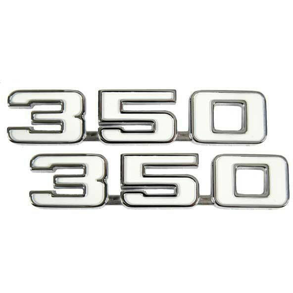 1969 - 1969 Chevy Camaro "350" Fender Emblems LH/RH (Sold as a Pair).
