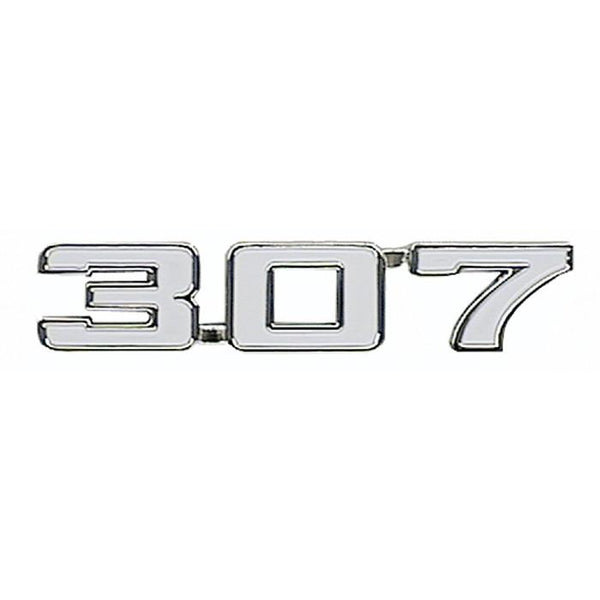 1969 - 1969 Chevy Camaro "307" Fender Emblems LH/RH (Sold as a Pair) - Classic 2 Current Fabrication