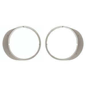 1969 - 1969 Chevy Camaro Headlight Bezels without Trim, LH/RH Pair.
