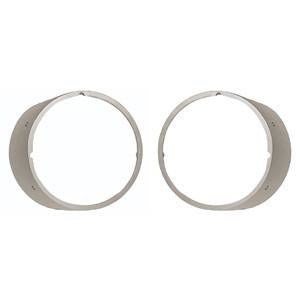 1969 - 1969 Chevy Camaro Headlight Bezels without Trim, LH/RH Pair - Classic 2 Current Fabrication