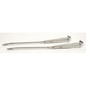 1967-1969 Chevy Camaro Wiper Arm, Pair, Bright Finish, Coupe.