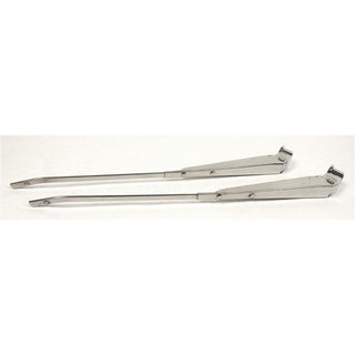 1967-1969 Chevy Camaro Wiper Arm, Pair, Bright Finish, Coupe.
