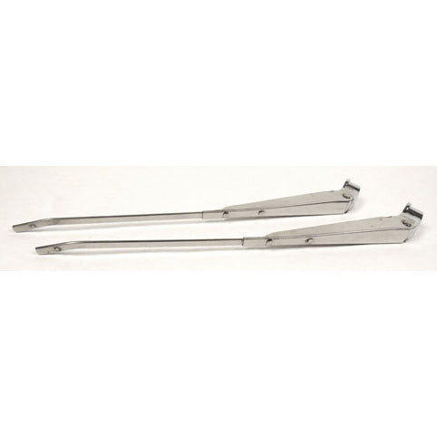 1967-1969 Chevy Camaro Wiper Arm, Pair, Bright Finish, Coupe.