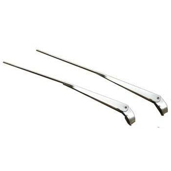 1967-1969 Chevy Camaro Wiper Arm, Pair, Brushed Finish, Convertible.