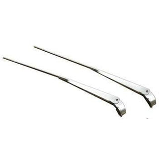 1967-1969 Chevy Camaro Wiper Arm, Pair, Brushed Finish, Convertible.