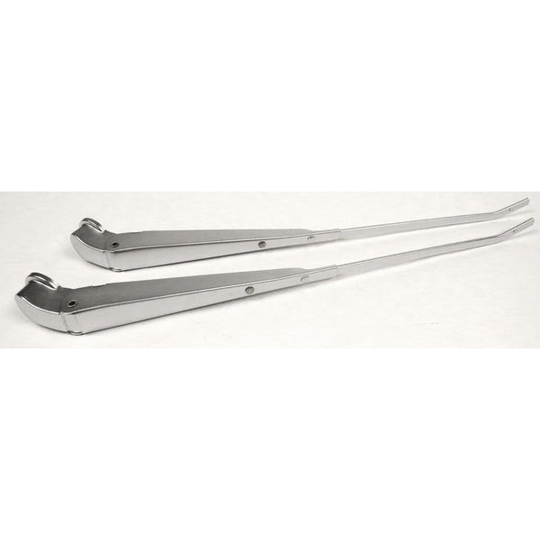 1967-1969 Chevy Camaro Wiper Arm, Pair, Brushed Finish, Coupe.