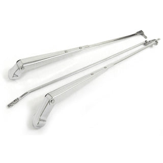 1968-1972 Buick Skylark Wiper Arms Chrome With Hidden Arm Style Pair.