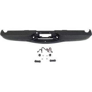 1997-2004 F-150 Pickup Step Bumper, Black, Steel, Styleside, Standard/super Cab.